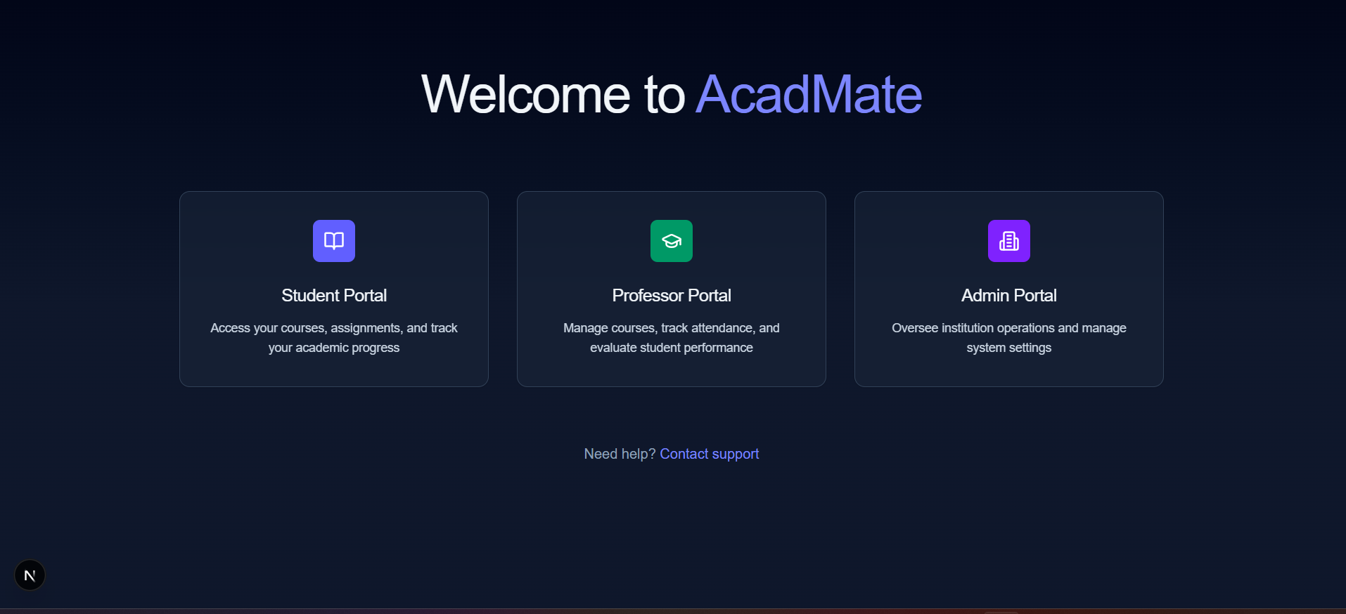 AcadMate screenshot